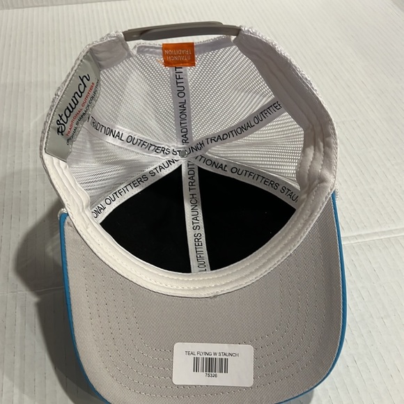 Whataburger Trucker Mesh Snapback Hat Teal White Orange - Picture 5 of 6
